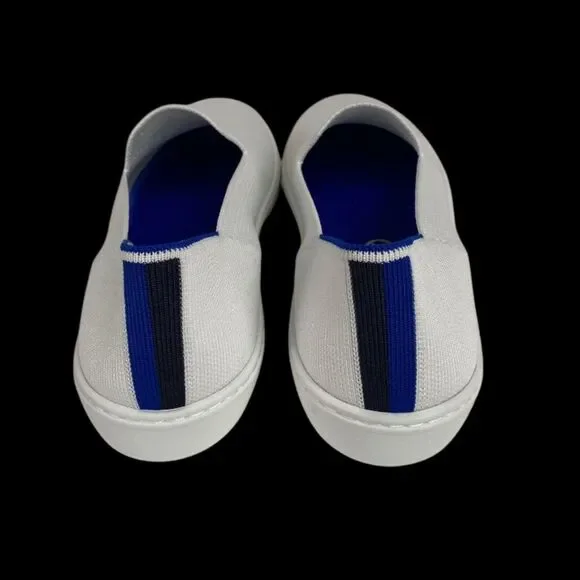 Rothy’s The Original Slip On Sneaker White Washable Comfort Shoe 10.5 EUC - Picture 2 of 9